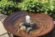 garden fountain