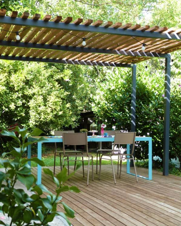 Enhance Your Outdoor Space with a Stylish Metal Pergola