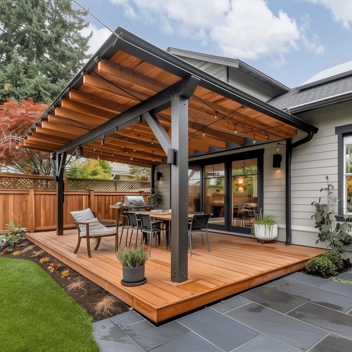 Enhance Your Outdoor Space with a Beautiful Covered Pergola