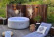 small garden hot tub ideas