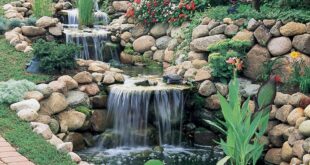 garden waterfalls
