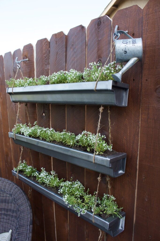 small herb garden planter