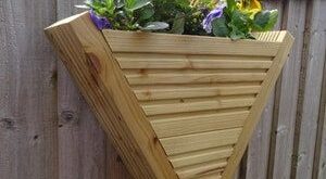 wooden garden planters