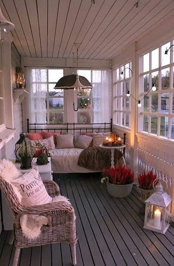 small screened in porch decorating ideas