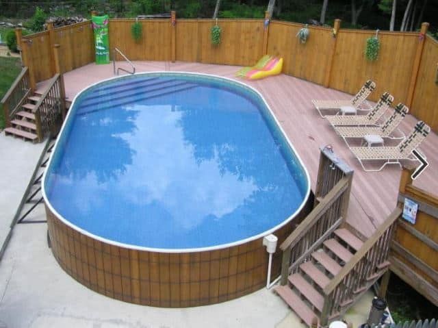 Elegant Designs for Oval Pool Decks