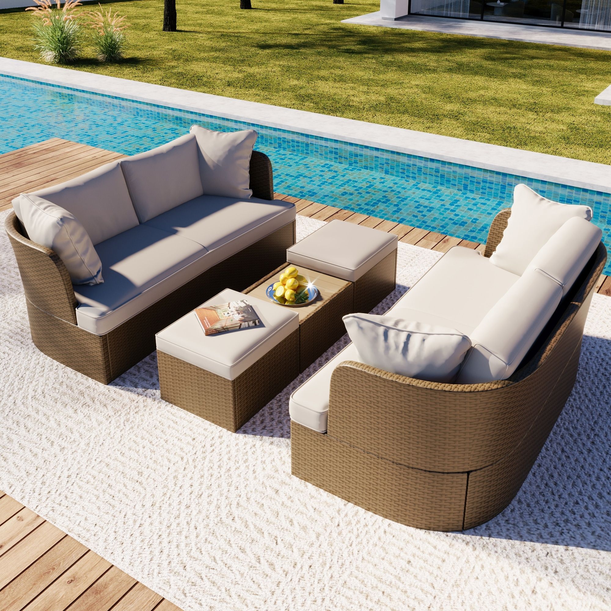 Transform Your Outdoor Space with a Stylish Wicker Patio Set