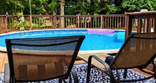 oval pool deck ideas