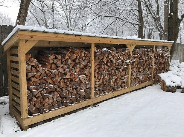 wood storage sheds