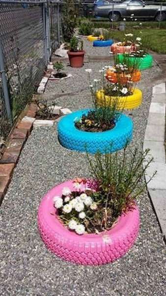 Creative Ways to Use Tires in Your Garden