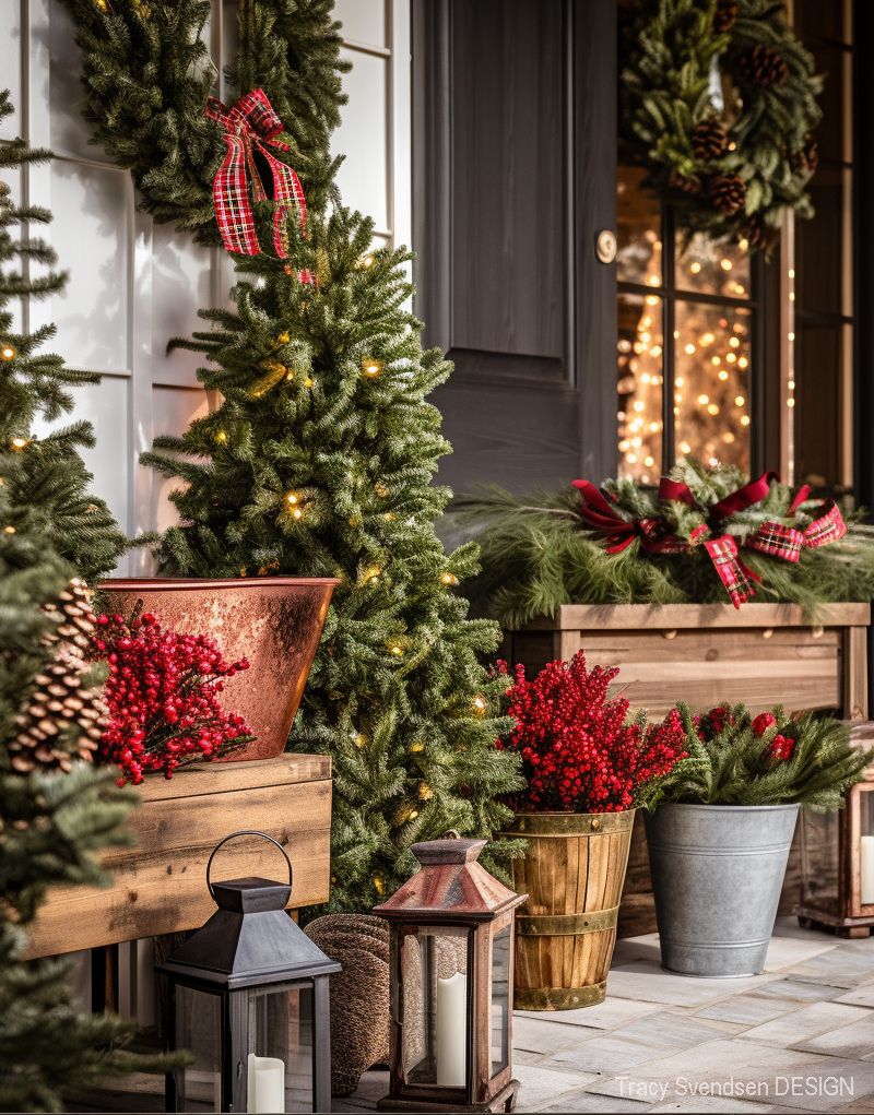 Festive Front Porch Decorations for the Holiday Season
