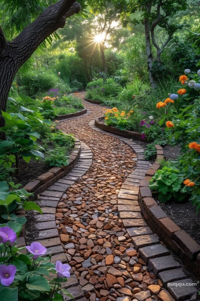 A Beautiful Pathway Through the Garden