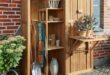 small garden tool shed