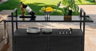 outdoor buffet table