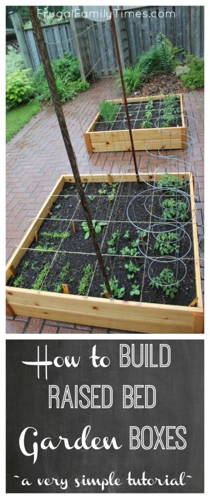 cheap raised garden beds diy