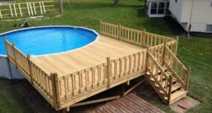 cheap pool deck ideas