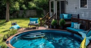 cheap pool deck ideas