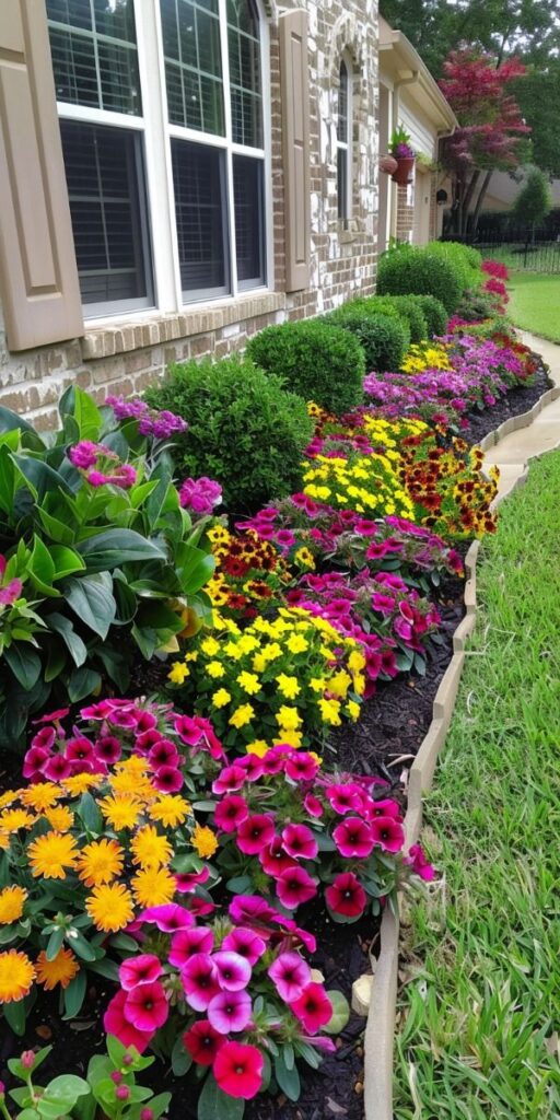 front yard flower garden ideas