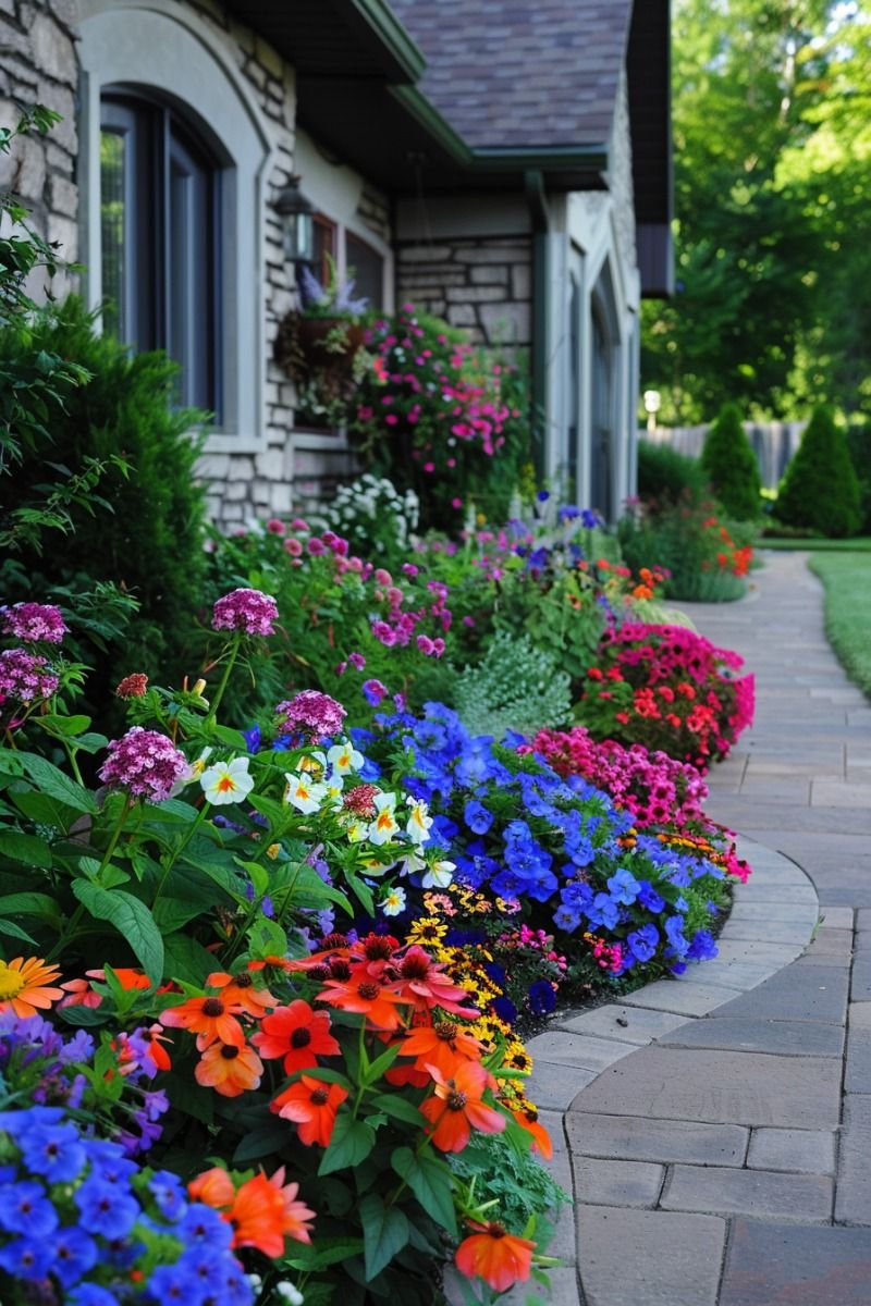 Beautiful Ideas for Front Yard Flower Gardens