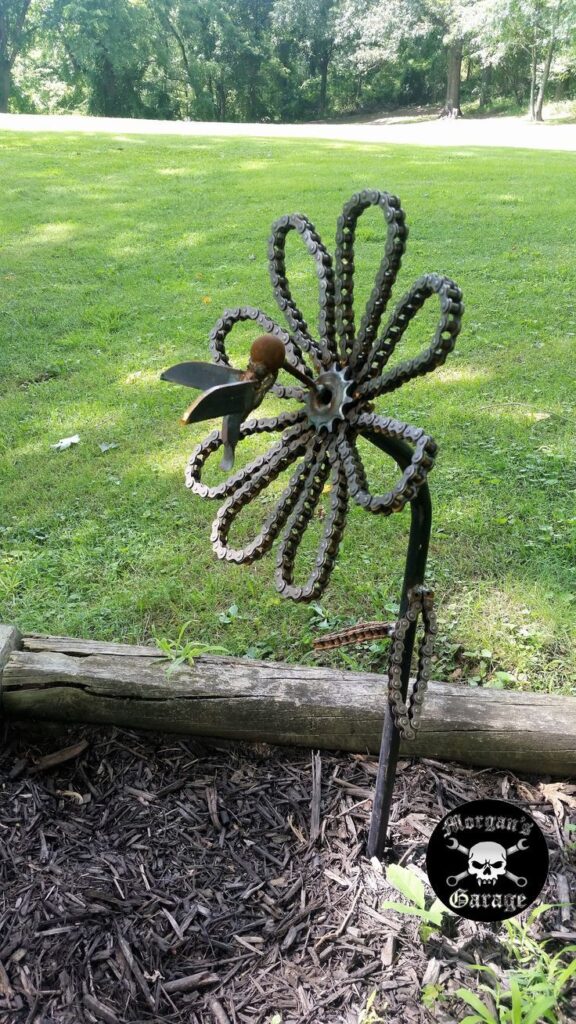 metal garden art