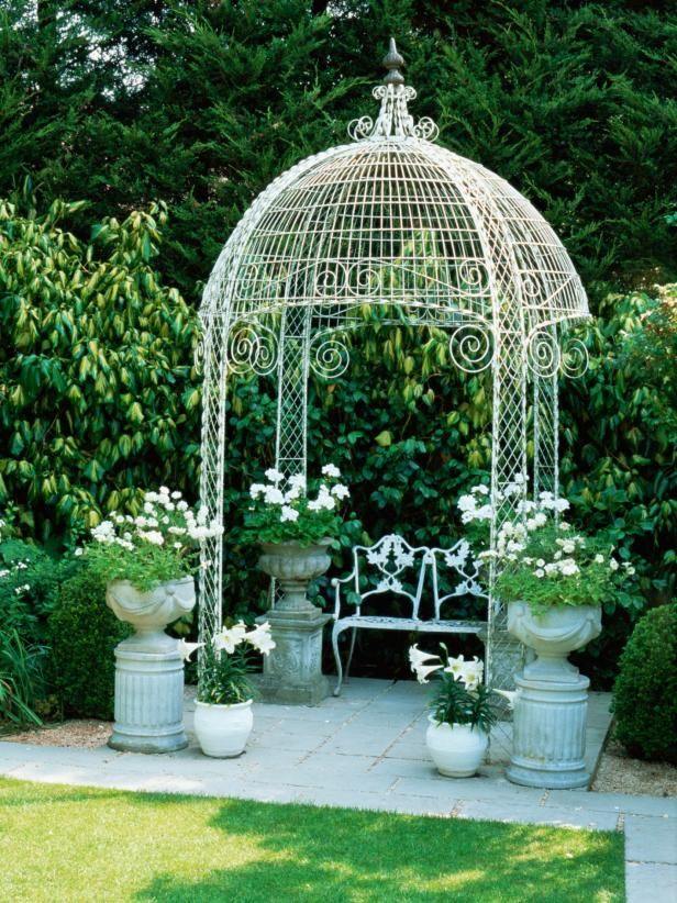 white gazebo