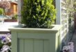 wooden garden planters