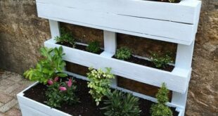 rustic garden planters