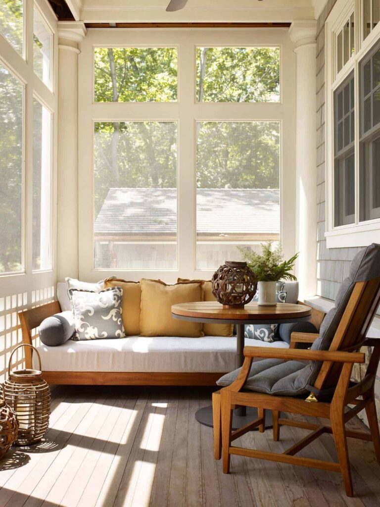 small screened in porch decorating ideas