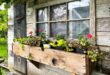 rustic garden planters