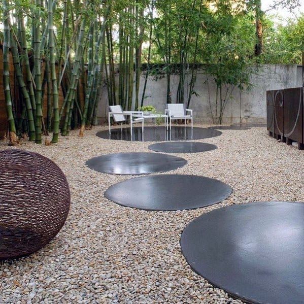 Circular Stepping Stones: A charming addition to your garden