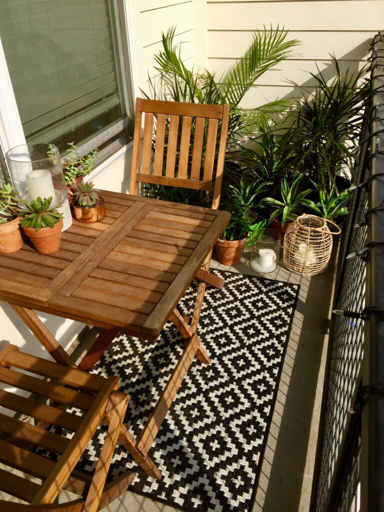 small patio table