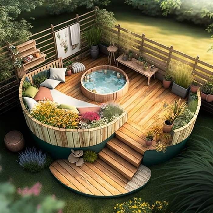 Cozy Garden Retreat: Small Hot Tub Ideas for Relaxation