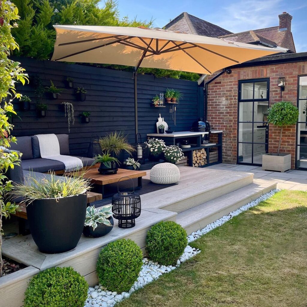 small garden patio