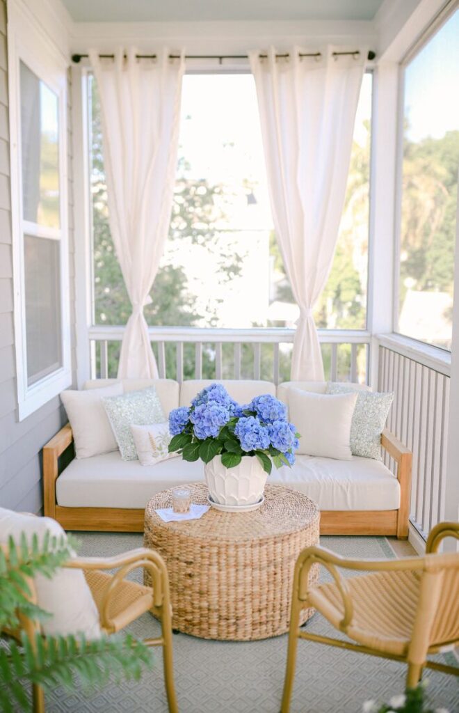 small screened in porch decorating ideas