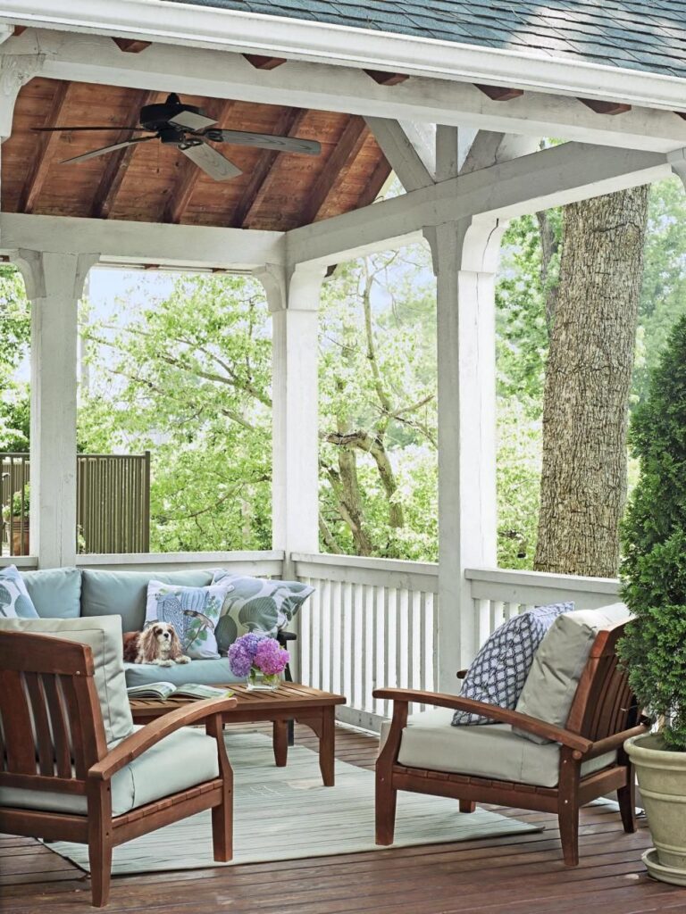 covered back deck ideas