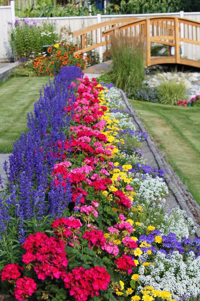flower beds