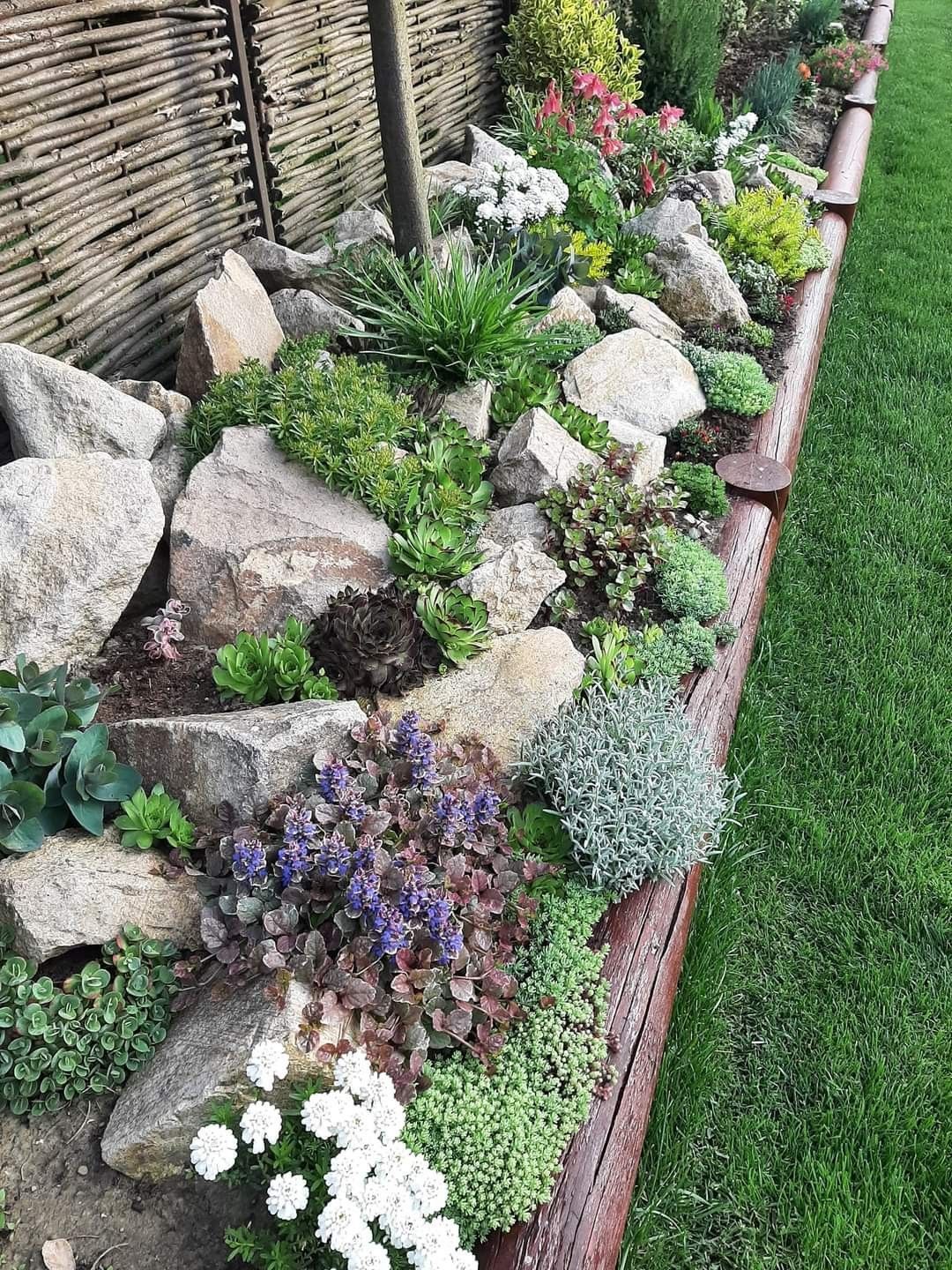 Creating Charming Flower Beds with Rocks