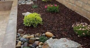 rock flower beds