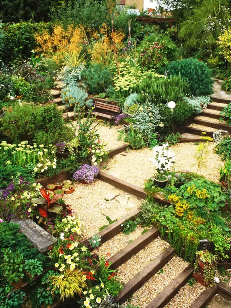 Creating a Beautiful Garden on a Sloping Landscape