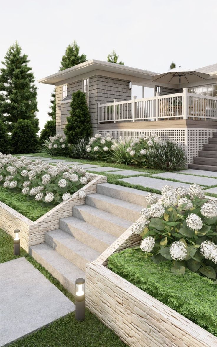 Creating a Beautiful Landscape on Your Sloping Backyard