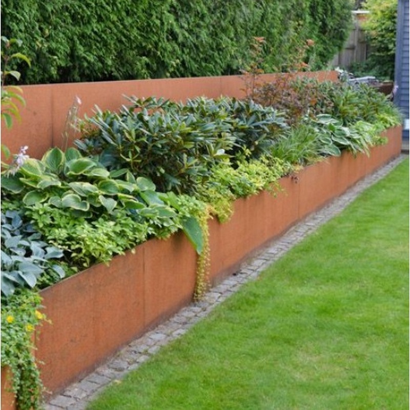 small garden retaining wall