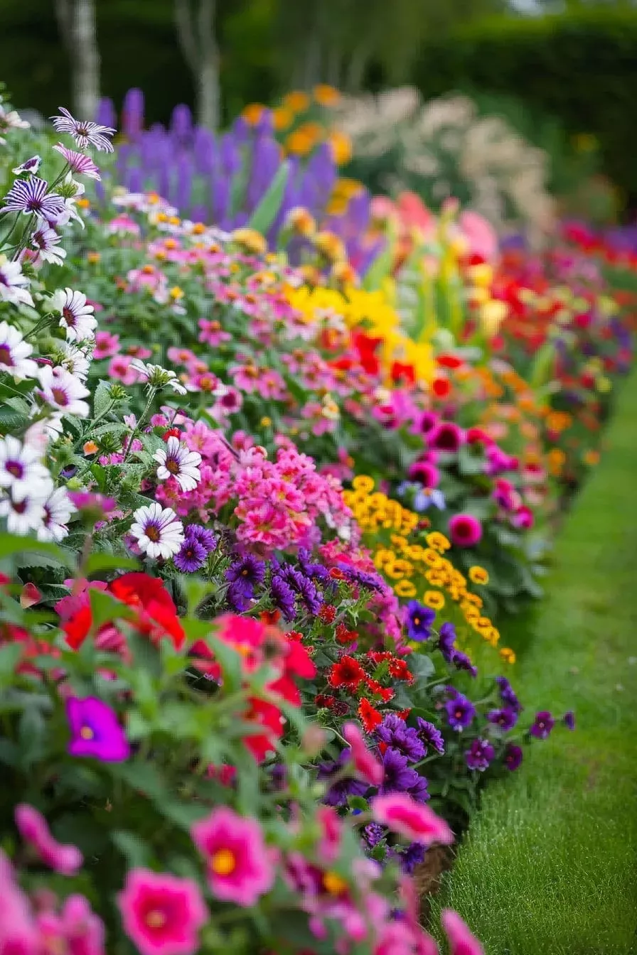 Creating a Colorful and Harmonious Flower Garden Design