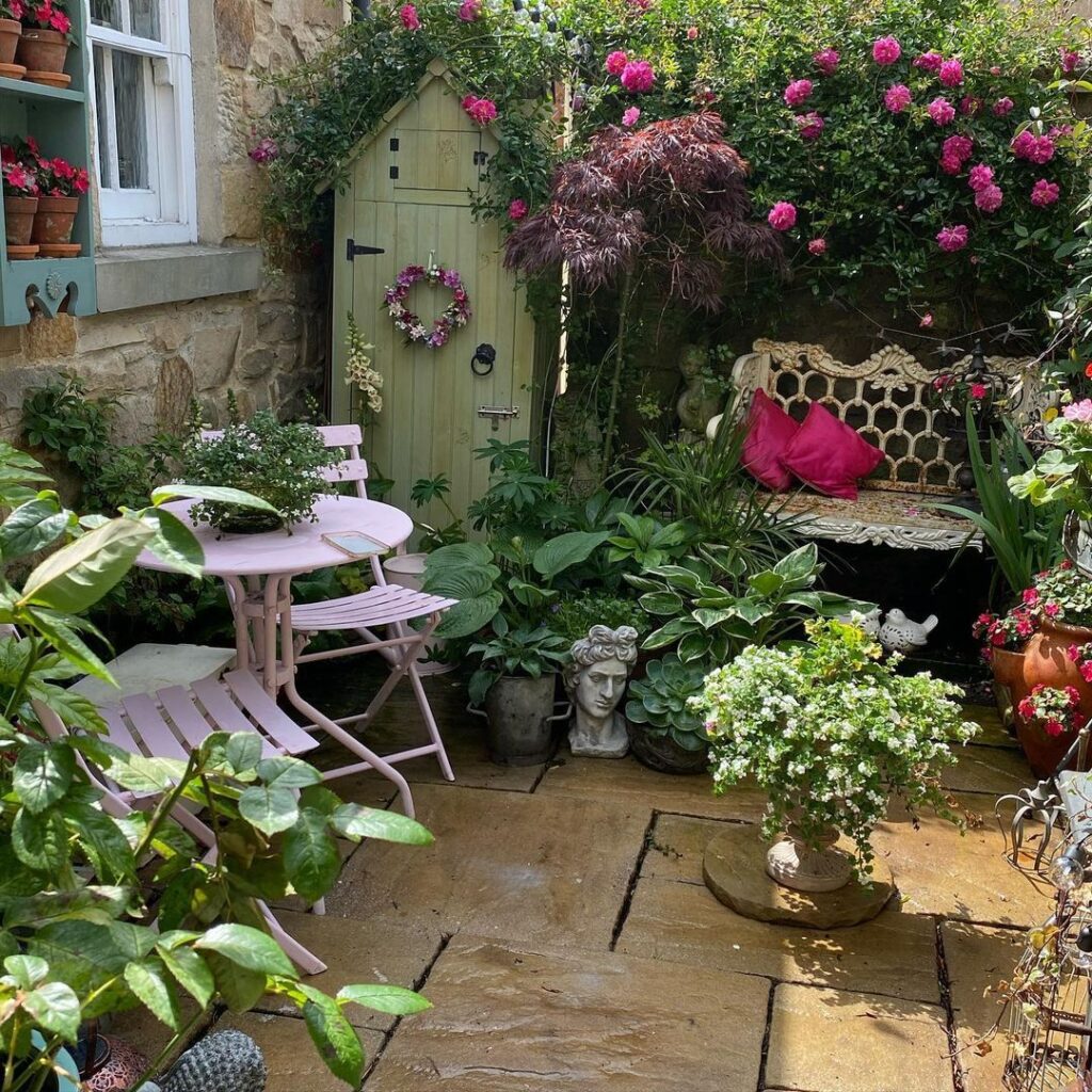 small patio garden