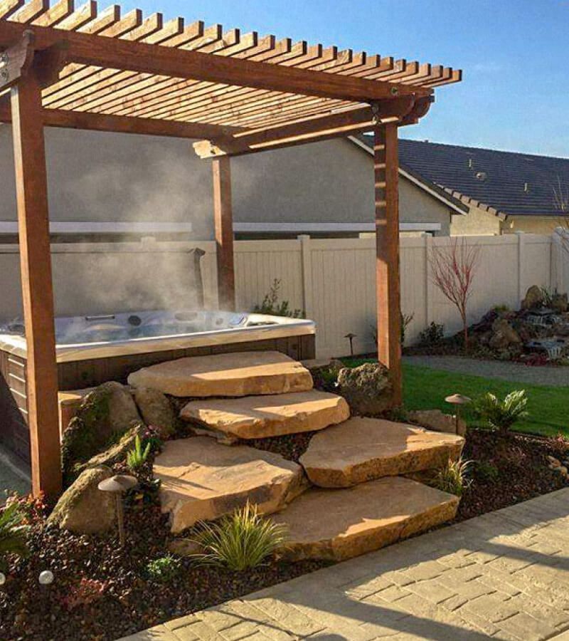 Creating a Relaxing Outdoor Oasis: Backyard Inspiration with a Hot Tub