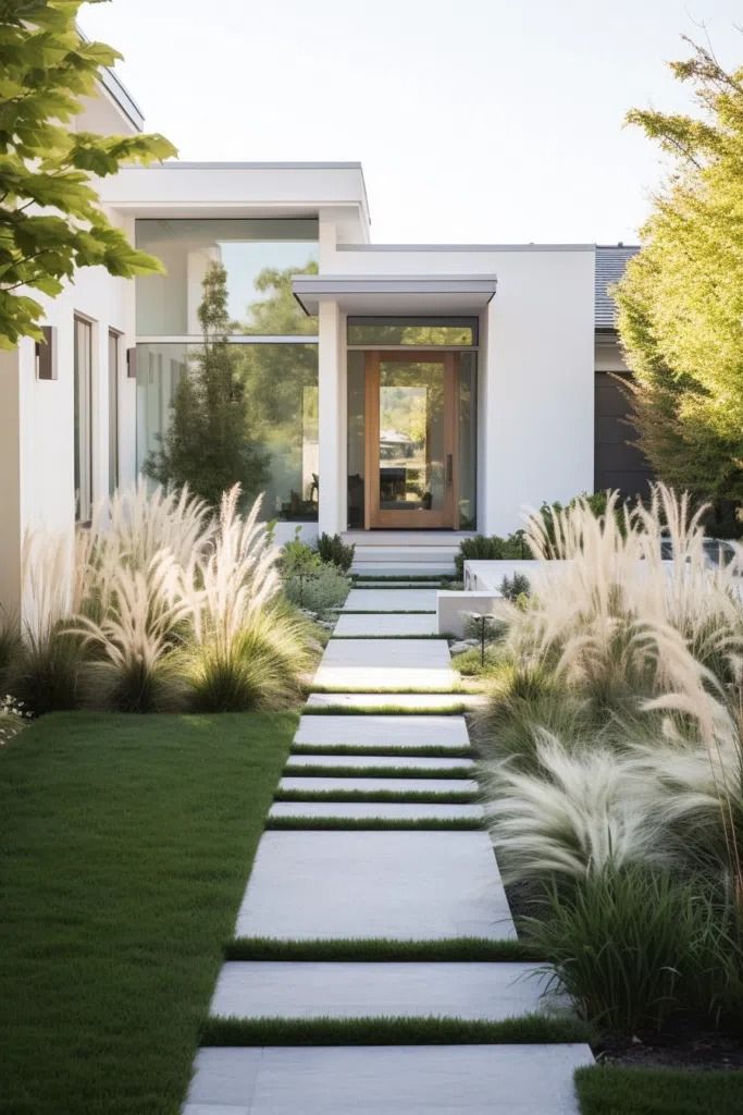 Creating a Serene Front Yard Oasis with Farmhouse-Inspired Landscaping