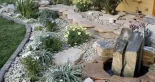 backyard ideas with rocks