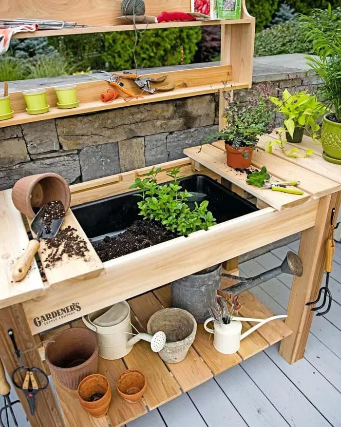 garden ideas with pots