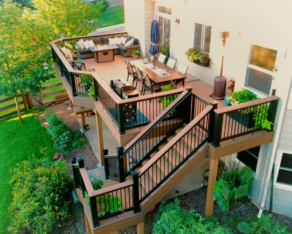 second story deck ideas