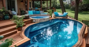 above ground pool deck ideas