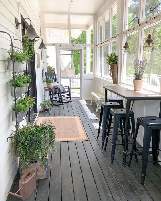 Creative Ideas for Closed-In Back Porches