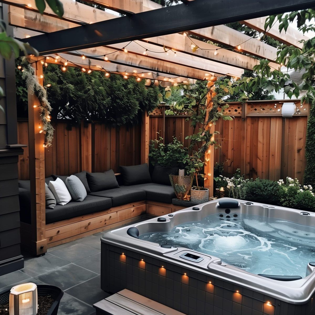 Creative Ideas for Compact Garden Hot Tubs